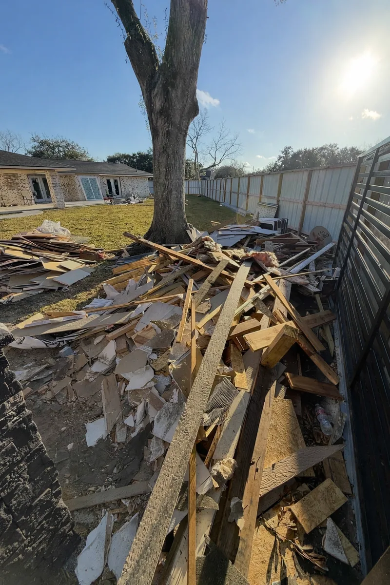 Renovation Cleanup project handled by Junkx Removal LLC